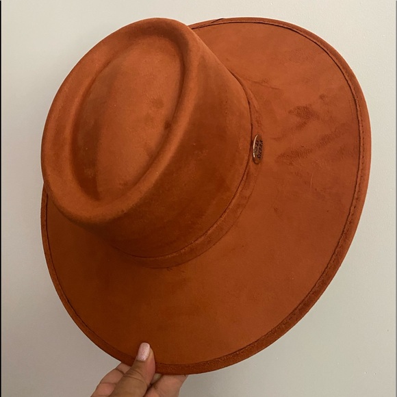 Melissa Cordobés Suede Wid Brim Hat main image 4